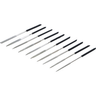 BGS technic Diamant vijlenset recht 140 x 3 mm 10 delig