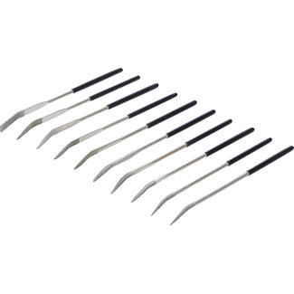 BGS technic Diamant vijlenset gebogen 140 x 3 mm 10 delig