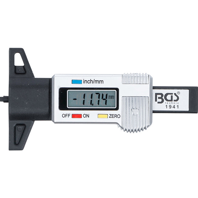 BGS Digitale bandenprofielmeter 0 - 28 mm,