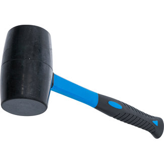 BGS technic Rubberhamer glasfibersteel zwarte kop Ø 690 mm 900 gram