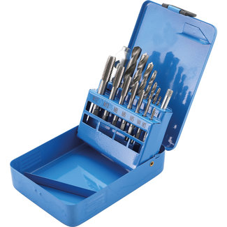 BGS technic Tap /HSS-boorset M3 - M12 / 2,5 - 10,2 mm