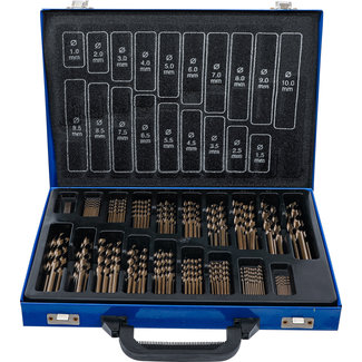BGS technic Spiraalborenset HSS 5% kobaltlegering 1 - 10 mm 170 delig