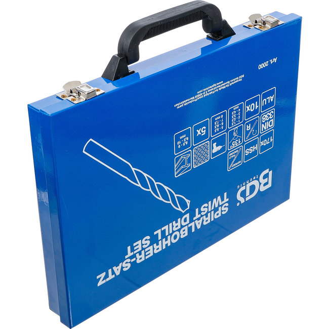 BGS Spiraalborenset HSS 5% kobaltlegering 1 - 10 mm 170 delig