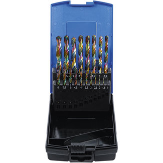 BGS technic Spiraalborenset HSS 1 - 10 mm 19 delig