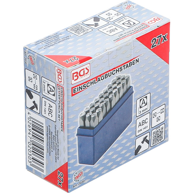 BGS Slagletterset 3 mm