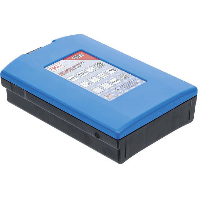 BGS Spiraalborenset HSS-G titanium gecoat 1 - 10 mm 19 delig