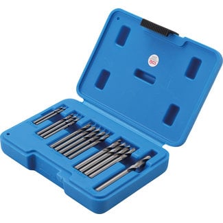BGS technic Popnagelboor-set HSS 2.4 - 6.4 mm 15 delig