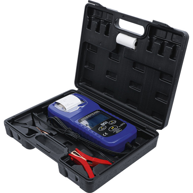 BGS Digitale accu- en laadsysteem-tester met printer