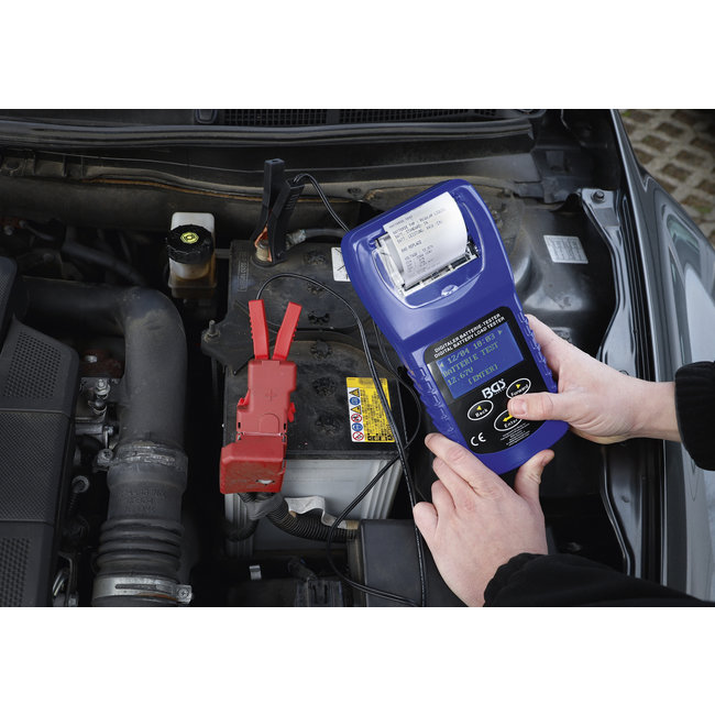 BGS Digitale accu- en laadsysteem-tester met printer