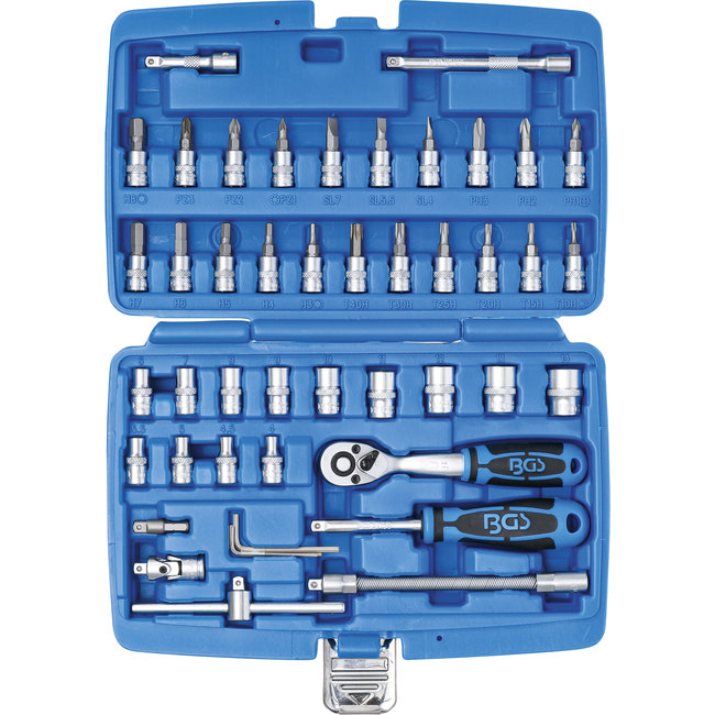 BGS Dopsleutelset 1/4" 46 delig