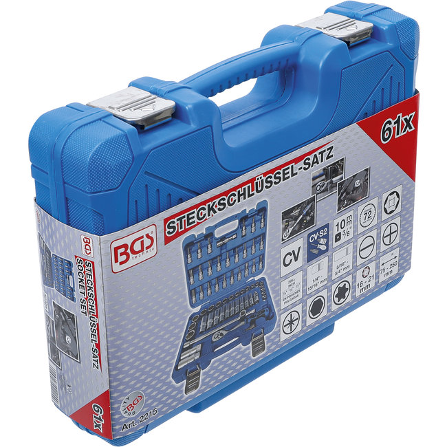 BGS Dopsleutelset 3/8" inches 61 delig