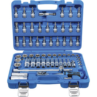 BGS technic Dopsleutelset zeskant 3/8" 61 delig