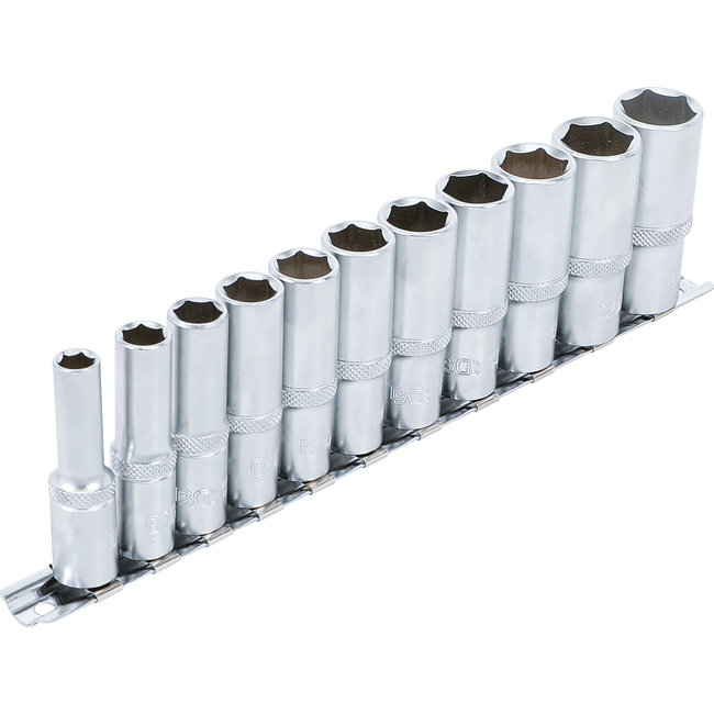 BGS Doppenset zeskant, diep 3/8" 8 - 19 mm 11 delig
