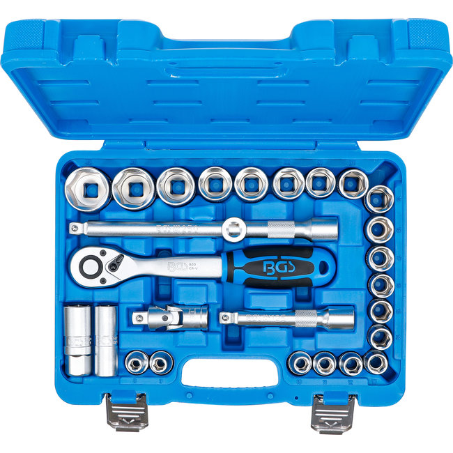 BGS Dopsleutelset 1/2" 8 - 32 mm 27 delig