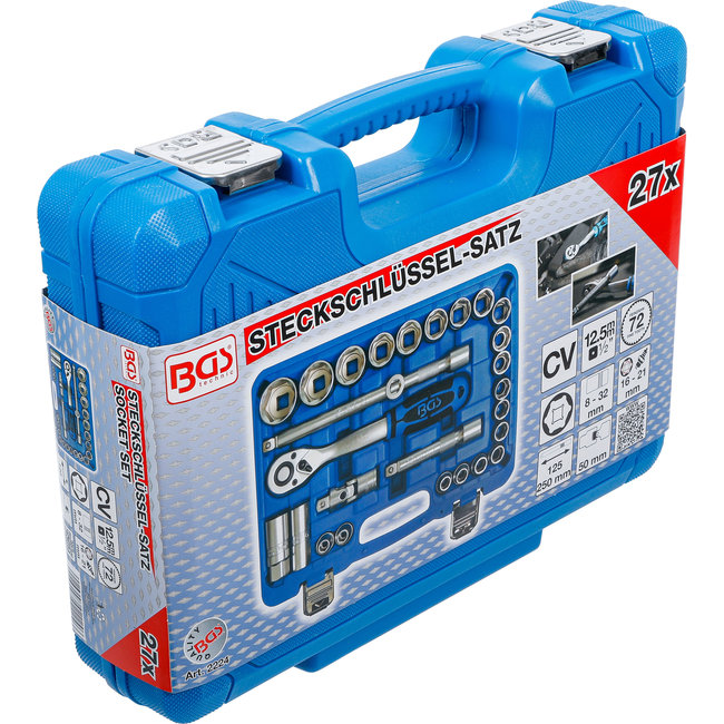 BGS Dopsleutelset 1/2" 8 - 32 mm 27 delig