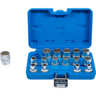 BGS technic Doppenset twaalfkant 1/2" 8 - 24 mm 16 delig