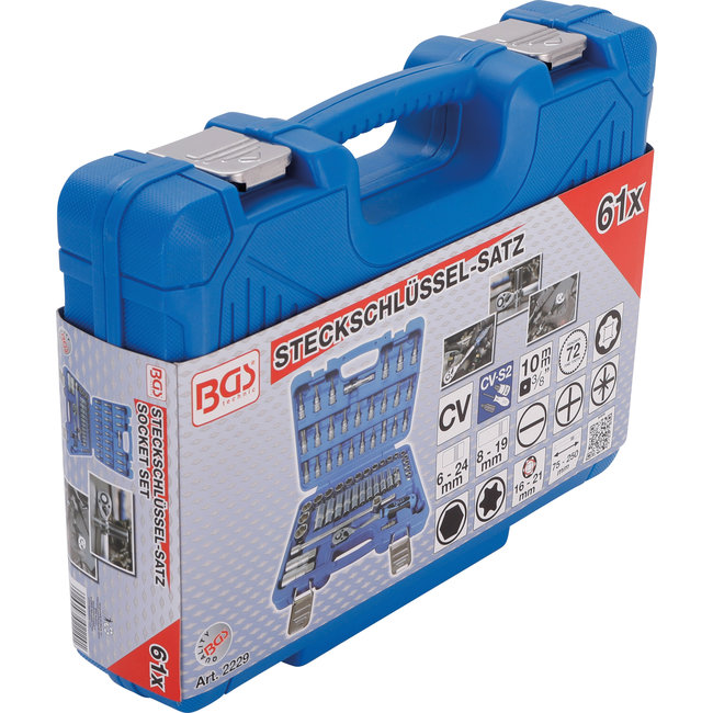 BGS Dopsleutelset 3/8" 61 delig