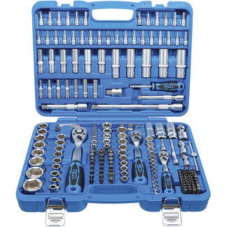 BGS technic Dopsleutelset zeskant 1/4" / 3/8" / 1/2" inches 192 delig