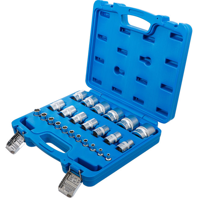 BGS Doppenset zeskant 1/4" en 1/2" inches 24 delig
