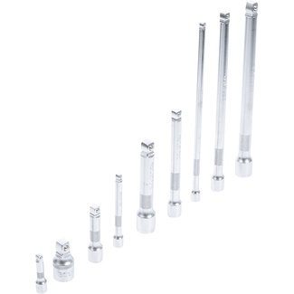 BGS technic Kantelverlengstukset 1/4", 3/8", 1/2" 9 delig