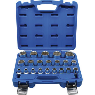 BGS technic Doppenset twaalfkant 1/2" 8 - 36 mm 21 delig