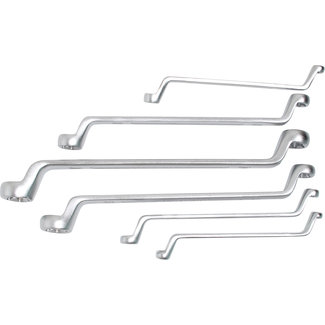 BGS technic Ringsleutelset met E-profiel koppen verdiept E6 - E24 6 delig