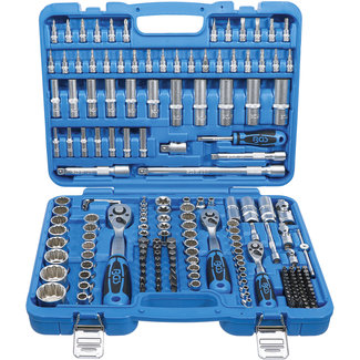 BGS technic Dopsleutelset twaalfkant 1/4", 3/8", en 1/2" 192 delig