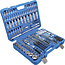 BGS Dopsleutelset golfprofiel 1/4", 3/8" en 1/2" 192 delig
