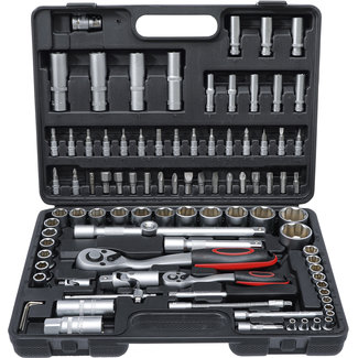BGS Do it yourself Dopsleutelset 1/4" en 1/2" 94 delig