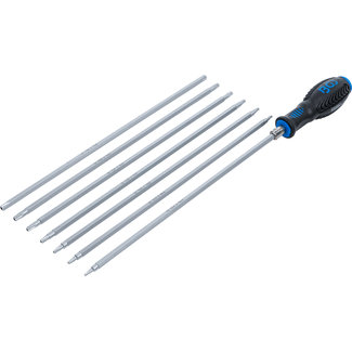 BGS technic Schroevendraaierset met wissellemmets Torx en Torx Plus 8 delig