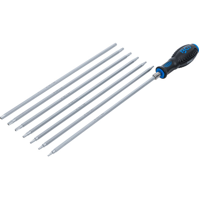 BGS Schroevendraaierset met wissellemmets Torx en Torx Plus 8 delig