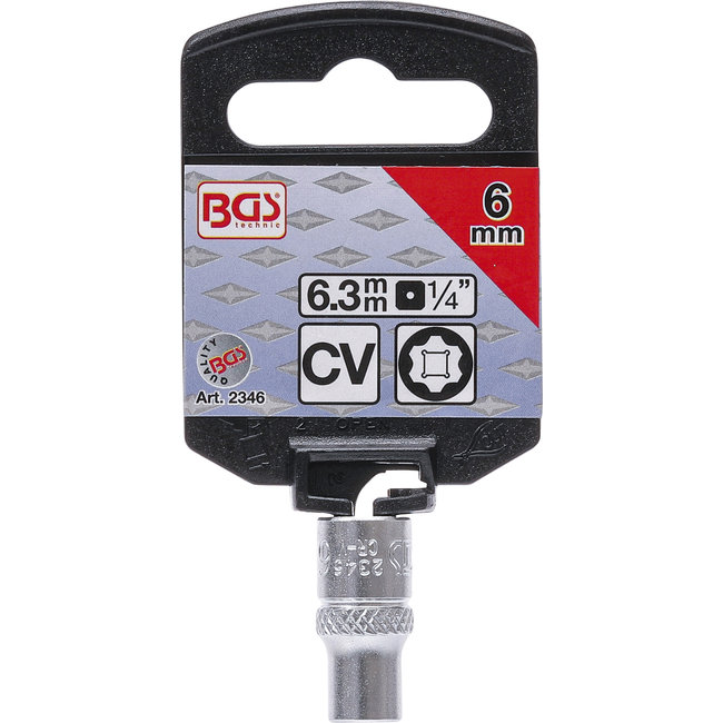 BGS Dopsleuteldop Super Lock 1/4" 6 mm