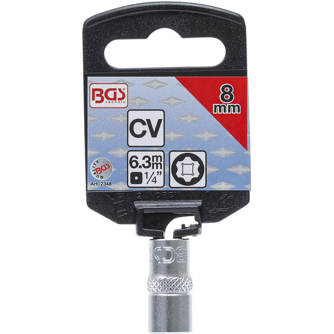 BGS Dopsleuteldop Super Lock 1/4" 8 mm