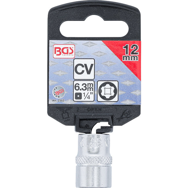 BGS Dopsleuteldop Super Lock 1/4" 12 mm