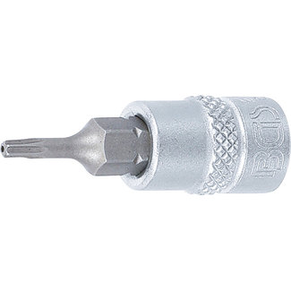 BGS technic Dopsleutelbit 1/4" Torx met boring T8
