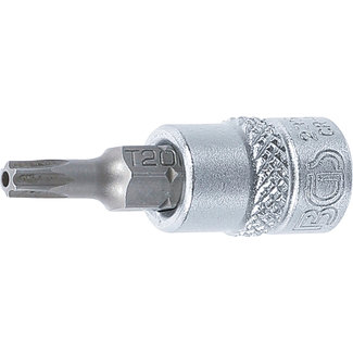 BGS technic Dopsleutelbit 1/4" Torx met boring T20