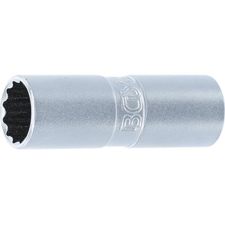BGS technic Bougiedopsleutel met rubberring, twaalfkant 1/2" 16 mm