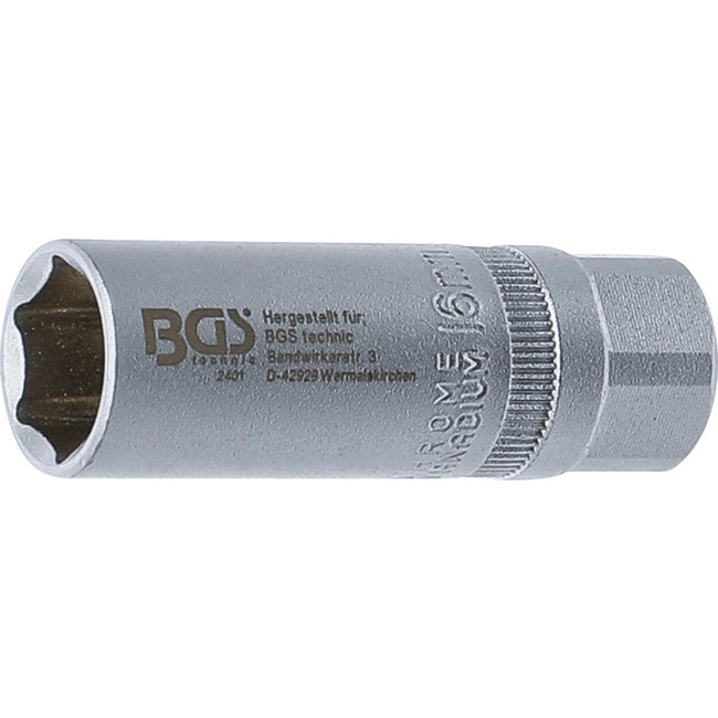 BGS Bougiedopsleutel zeskant 1/2" 16 mm