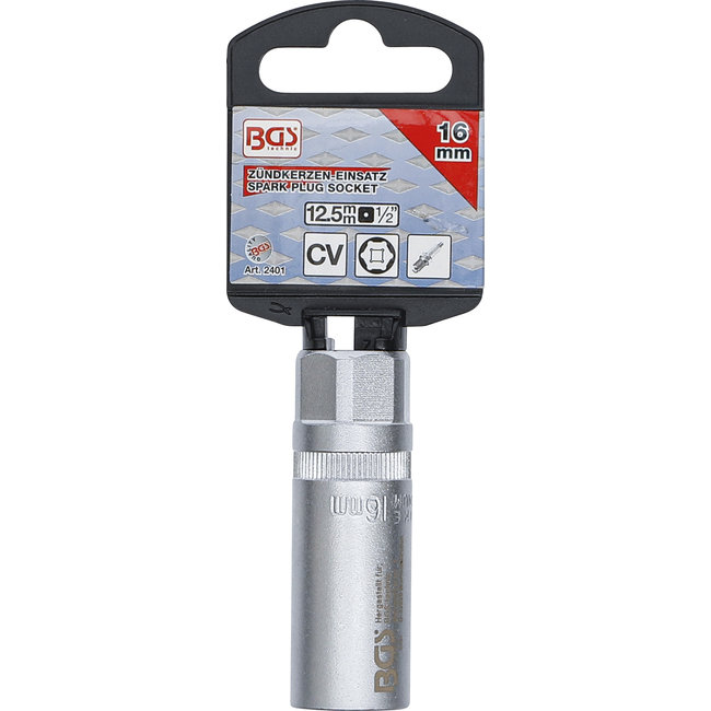 BGS Bougiedopsleutel zeskant 1/2" 16 mm