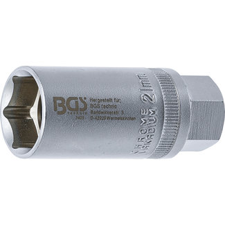 BGS technic Bougiedopsleutel zeskant 1/2" 21 mm
