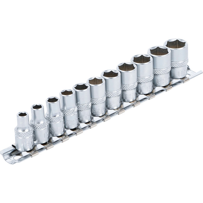 BGS Doppenset zeskant 1/4" inches 11 delig