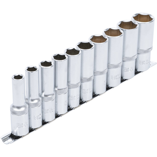 BGS Doppenset zeskant, diep 1/2" inches 10 delig