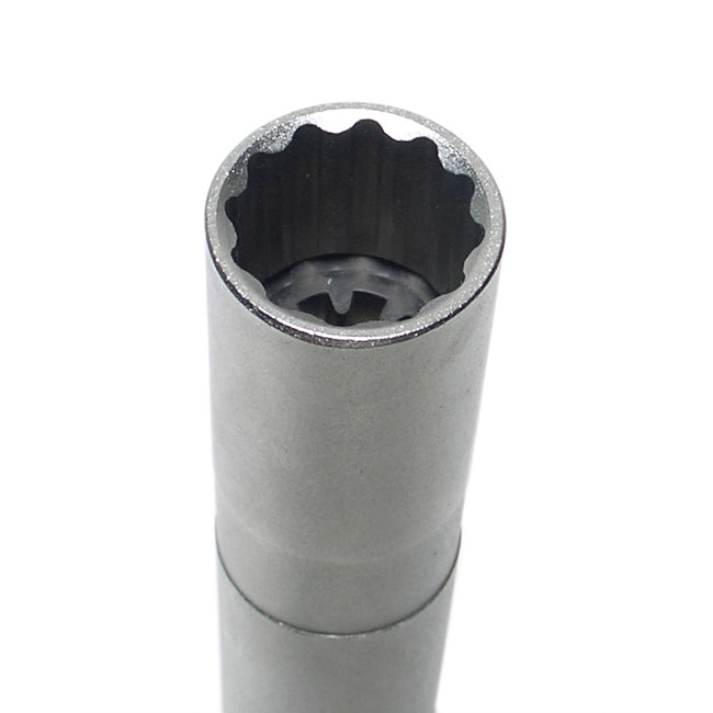 BGS Bougiedop met magneet, twaalfkant, lang 3/8" 14 mm