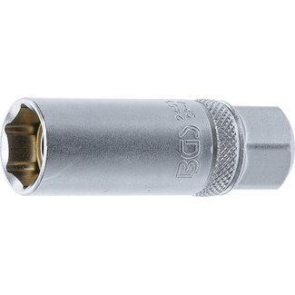 BGS technic Bougiedop met magneet, zeskant 3/8" 16 mm