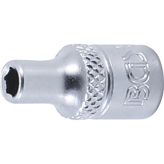 BGS technic Dopsleuteldop zeskant 1/4" 4 mm