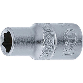 BGS technic Dopsleuteldop zeskant 1/4" 6 mm