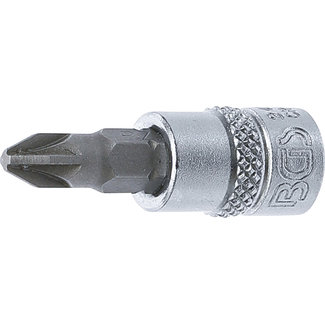 BGS technic Dopsleutelbit 1/4" kruiskop PZ2