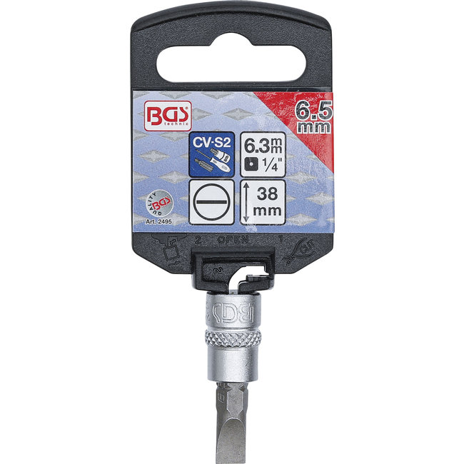 BGS Dopsleutelbit 1/4" sleuf 6,5 mm