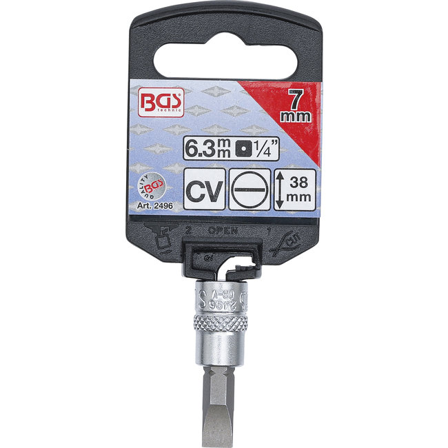 BGS Dopsleutelbit 1/4" sleuf 7 mm
