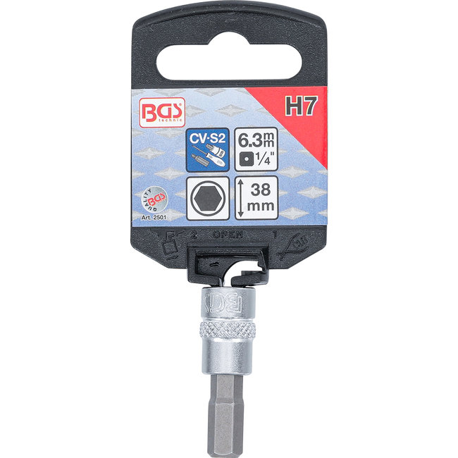BGS Dopsleutelbit 1/4" INBUS 7 mm